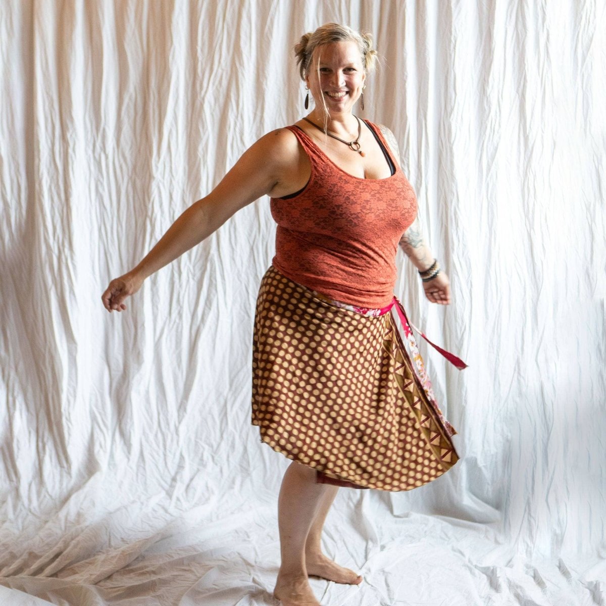 The Original Sari Wrap Skirt - MANDOTOS INTERNATIONALClothing and Accessories