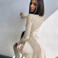Tie Waist Pullover Dress