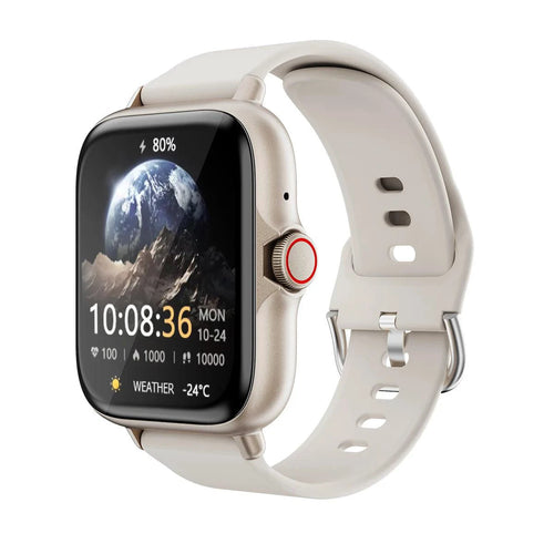 SmartTech 1.83'' Waterproof Smart Watch - Call & Message Alerts, Sleep Monitoring, Sports Pedometer for iPhone & Android - MANDOTOS
