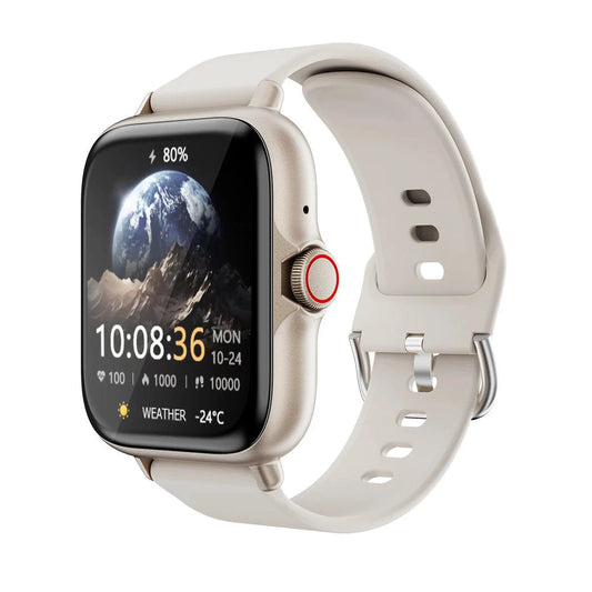 SmartTech 1.83'' Waterproof Smart Watch - Call & Message Alerts, Sleep Monitoring, Sports Pedometer for iPhone & Android - MANDOTOS