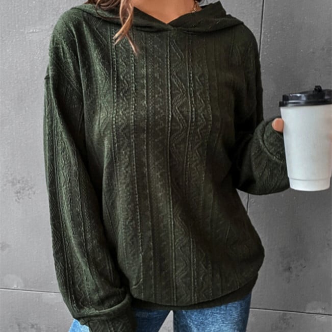 Autumn Casual Solid Hoodie for Women