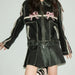 Rider's Bow Leather Jacket