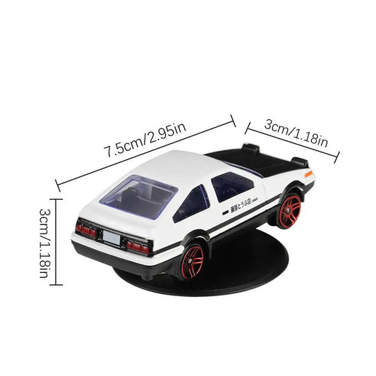 Drift Rotating Auto Turning Gyroscope Alloy AE86 Car Model Interior Center Console Decorative Ornaments Christmas Holiday Gifts - MANDOTOS
