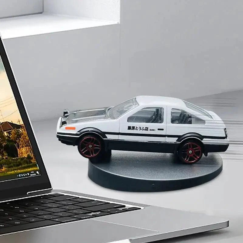 Drift Rotating Auto Turning Gyroscope Alloy AE86 Car Model Interior Center Console Decorative Ornaments Christmas Holiday Gifts - MANDOTOS