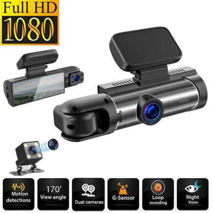 Dual-lens HD 316-inch Driving Recorder - MANDOTOS