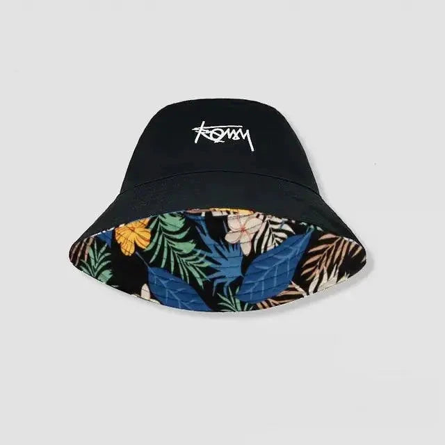 Tropical Vibes Dual-Style Men's Hawaiian Bucket Hat - Embrace Adventure in Every Season - MANDOTOS