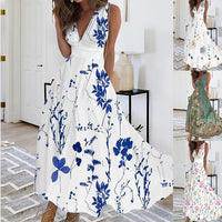 2023 Floral Elegance V-Neck Dress