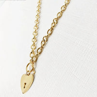 Heart Key Toggle Necklace - MANDOTOS INTERNATIONAL