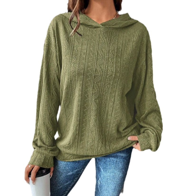 Autumn Casual Solid Hoodie for Women