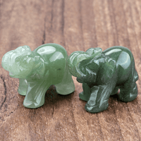 Mini Elephant Crystal Sculpture - MANDOTOS INTERNATIONAL