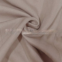 Professional Contrasting-Color Button Elegant Formal Blazer beige twill fabric close-up