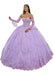 POMUYOO Lavender Quinceanera Ball Gown Size 4 - MANDOTOS INTERNATIONAL