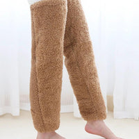 Cozy Winter Knee-High Fuzzy Socks for Cold-Proof Comfort - MANDOTOS
