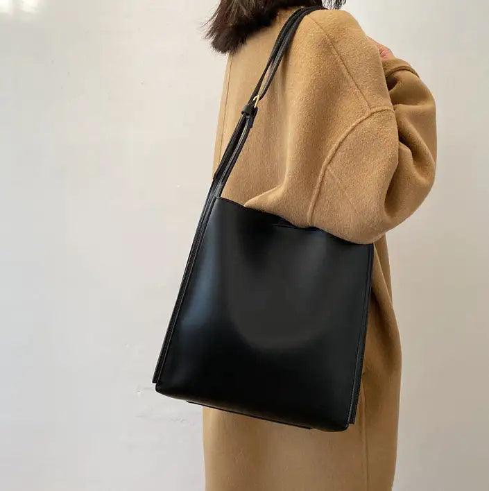 Olives Vegan Leather Tote - MANDOTOS