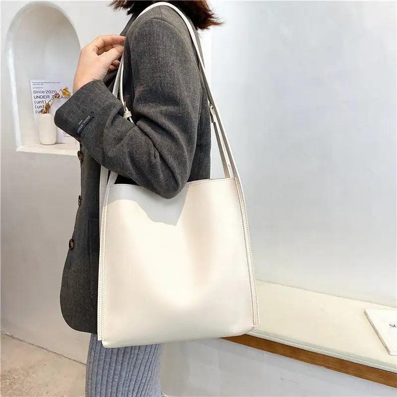 Olives Vegan Leather Tote - MANDOTOS