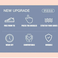Elastic No-Tie Shoelaces with Press Lock for Sneakers - Kids & Adults - MANDOTOS INTERNATIONAL
