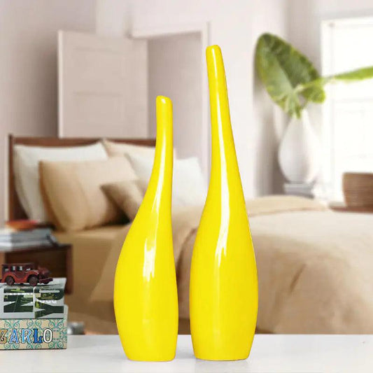 Elegant Ceramic Vase Ensemble - MANDOTOS
