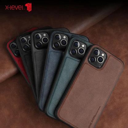 Elegant Leather iPhone Shield - MANDOTOS