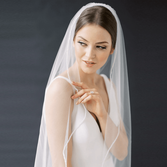 ElegantBride V14 Long Flowing Veil - MANDOTOS