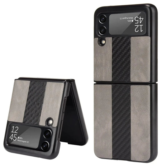 Samsung Z Flip 3 5G Leather Folding Case - MANDOTOS INTERNATIONAL
