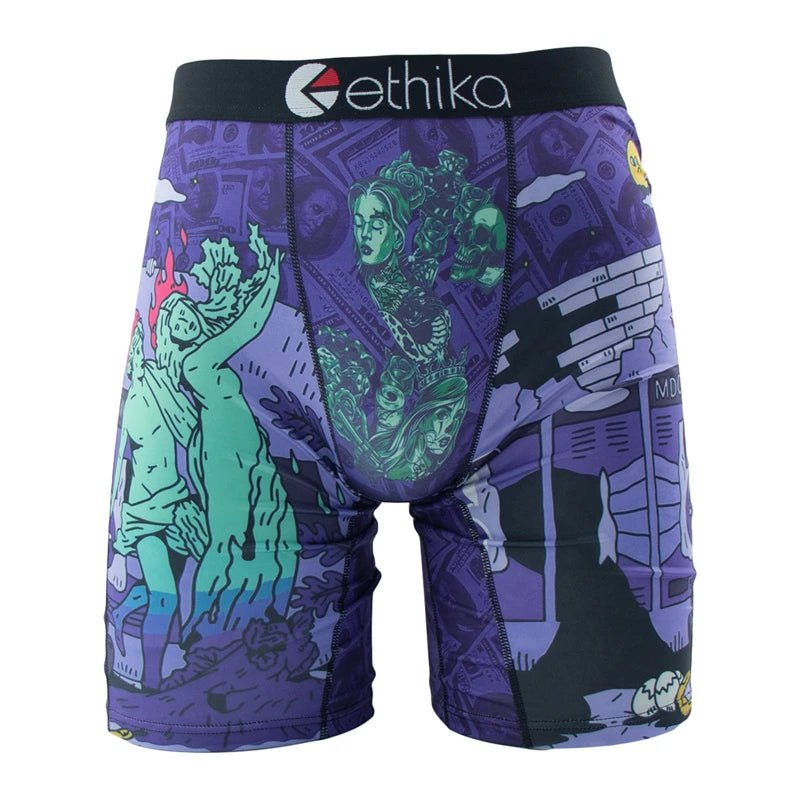 ETHIKA Men's Boxer Briefs Plus Size S-3XL Sexy Underwear - MANDOTOS INTERNATIONAL