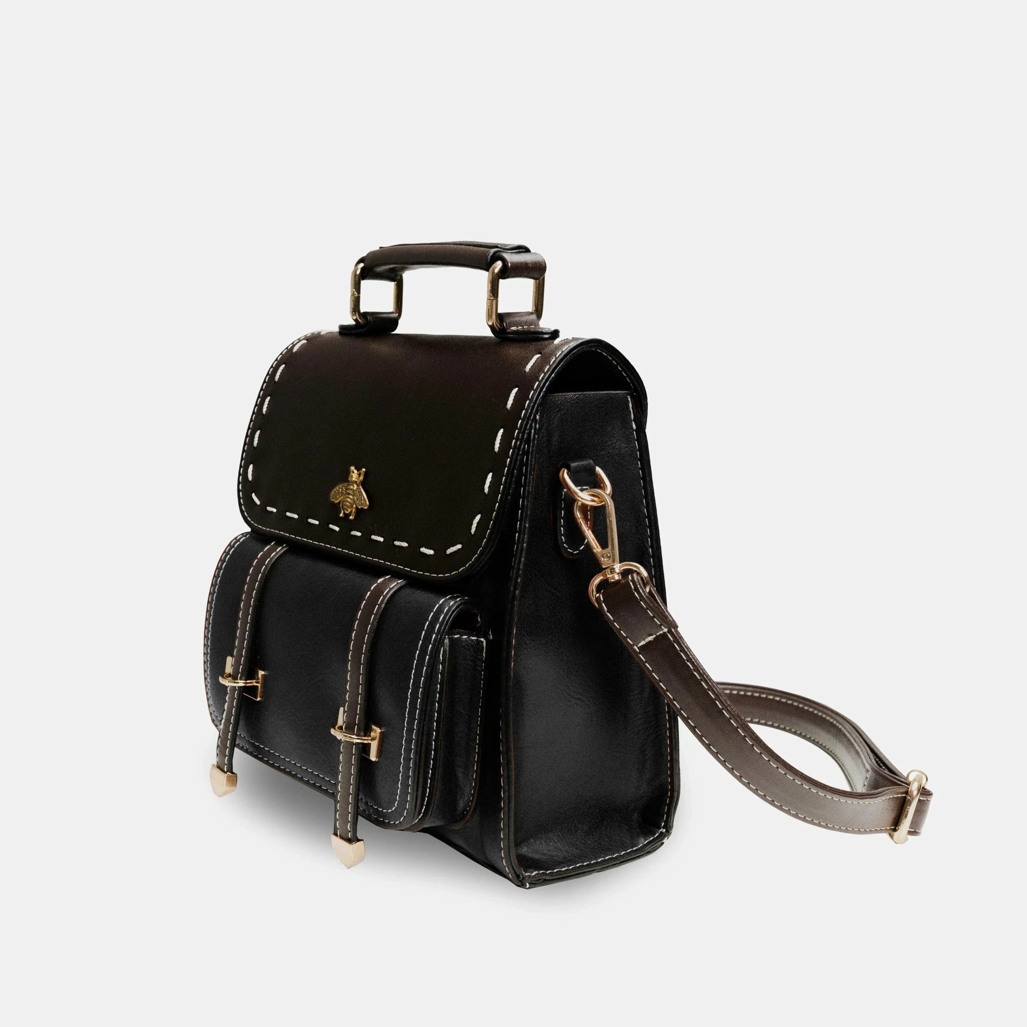 Executive Bee Business Leather Backpack - MANDOTOS