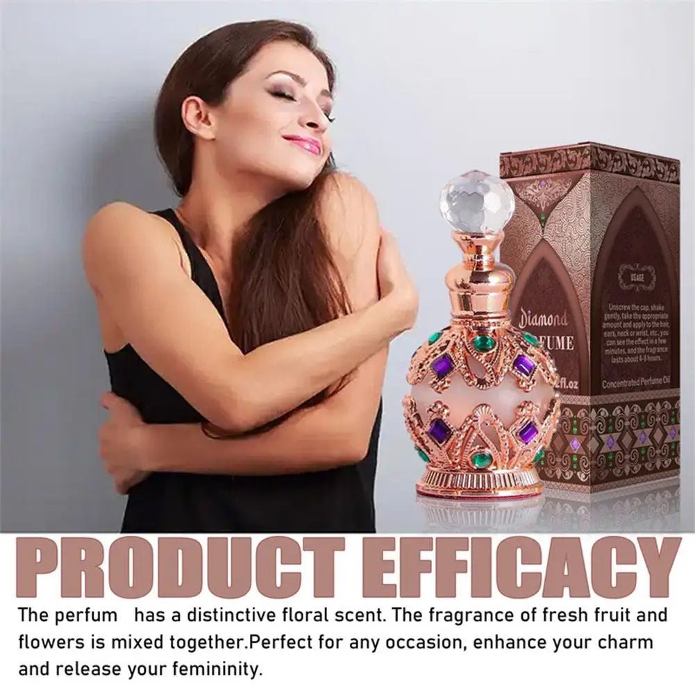 Exotic Arabian Perfume For Women, Enchanting Floral Bouquet With Rose, Jasmine&Vanilla Long-Lasting Pheromone-Infused Fragrance - MANDOTOS INTERNATIONAL