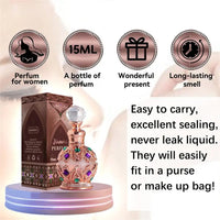 Exotic Arabian Perfume For Women, Enchanting Floral Bouquet With Rose, Jasmine&Vanilla Long-Lasting Pheromone-Infused Fragrance - MANDOTOS INTERNATIONAL