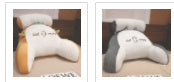 Sofa Fluffy Cushion Luncheon Pillow Triangle Reading Cushion Bedside Soft Large Backrest Lumbar Cushion Office Chair Cushion - MANDOTOS