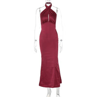 Summer Fashion Elegant Backless Sleeveless Dress MANDOTOS