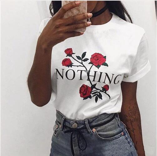 Women Summer Casual Blouse Shirt Loose T-Shirts Tops - MANDOTOS INTERNATIONAL0