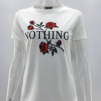 Women Summer Casual Blouse Shirt Loose T-Shirts Tops - MANDOTOS INTERNATIONAL0