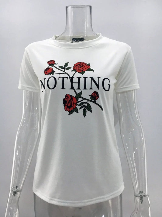 Women Summer Casual Blouse Shirt Loose T-Shirts Tops - MANDOTOS INTERNATIONAL0