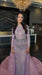 Fariza Long Sleeve Modest Beaded Embellished Evening Dress - MANDOTOS INTERNATIONALLong Dress