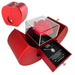 Fashion Jewelry Box Red Apple Christmas Gift Necklace Eternal Rose For Girl Mother's Day Valentine's Day Gifts With Artificial Flower Rose Flower Jewelry Box - MANDOTOS