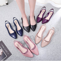 Fashion New Sandals Women's Shallow Mouth Mid-Low Heel Flats 2025 Korean Style Plastic Breathable Outer Wear Casual Jelly Sandals - MANDOTOS INTERNATIONAL