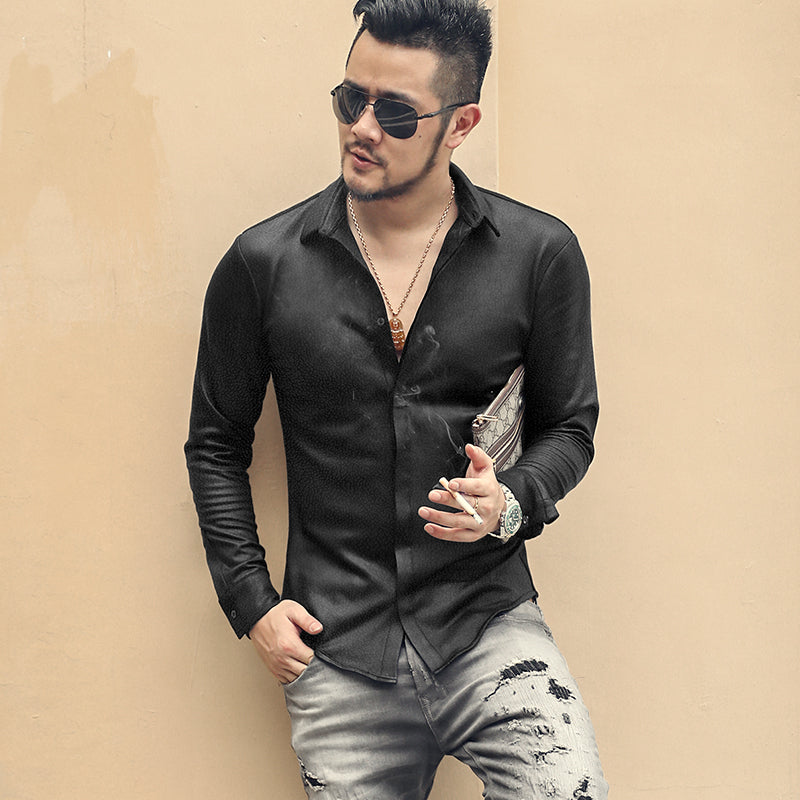 Euro-American Mens Luxe Dress Shirt