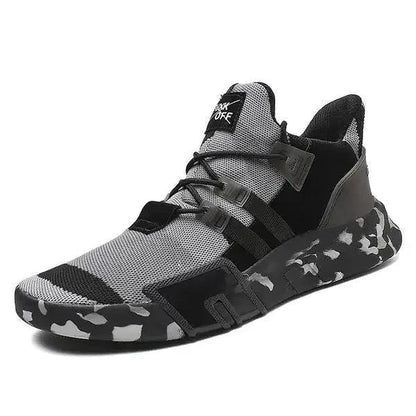 MANDOTOS Breathable Outdoor Jogging Shoes Lightweight Running Sneakers With Ventilated Mesh Design And Durable Sole - MANDOTOS