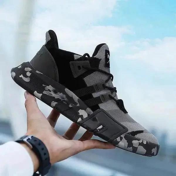 MANDOTOS Breathable Outdoor Jogging Shoes Lightweight Running Sneakers With Ventilated Mesh Design And Durable Sole - MANDOTOS