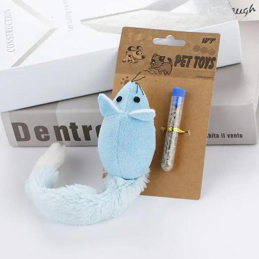 Feline Fun Minty Mouse Toy - MANDOTOS