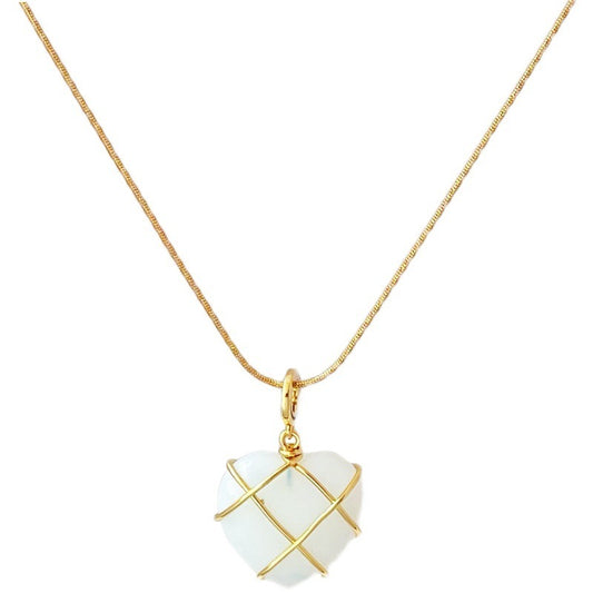 Fashion Moonstone Necklace For Cartoon Princess Love Girl Necklace Novelty Jewelry - MANDOTOS