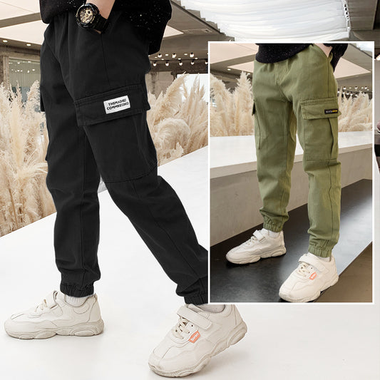 Children's summer trousers and overalls by Ancient Energy, featuring a lightweight, comfortable design for kids.
