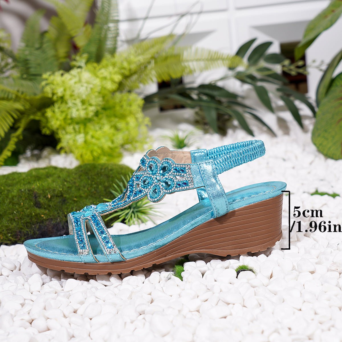 Bohemian Thick-Sole Wedge Sandals – 3 Colors EU 36–42 - MANDOTOS INTERNATIONALSandals