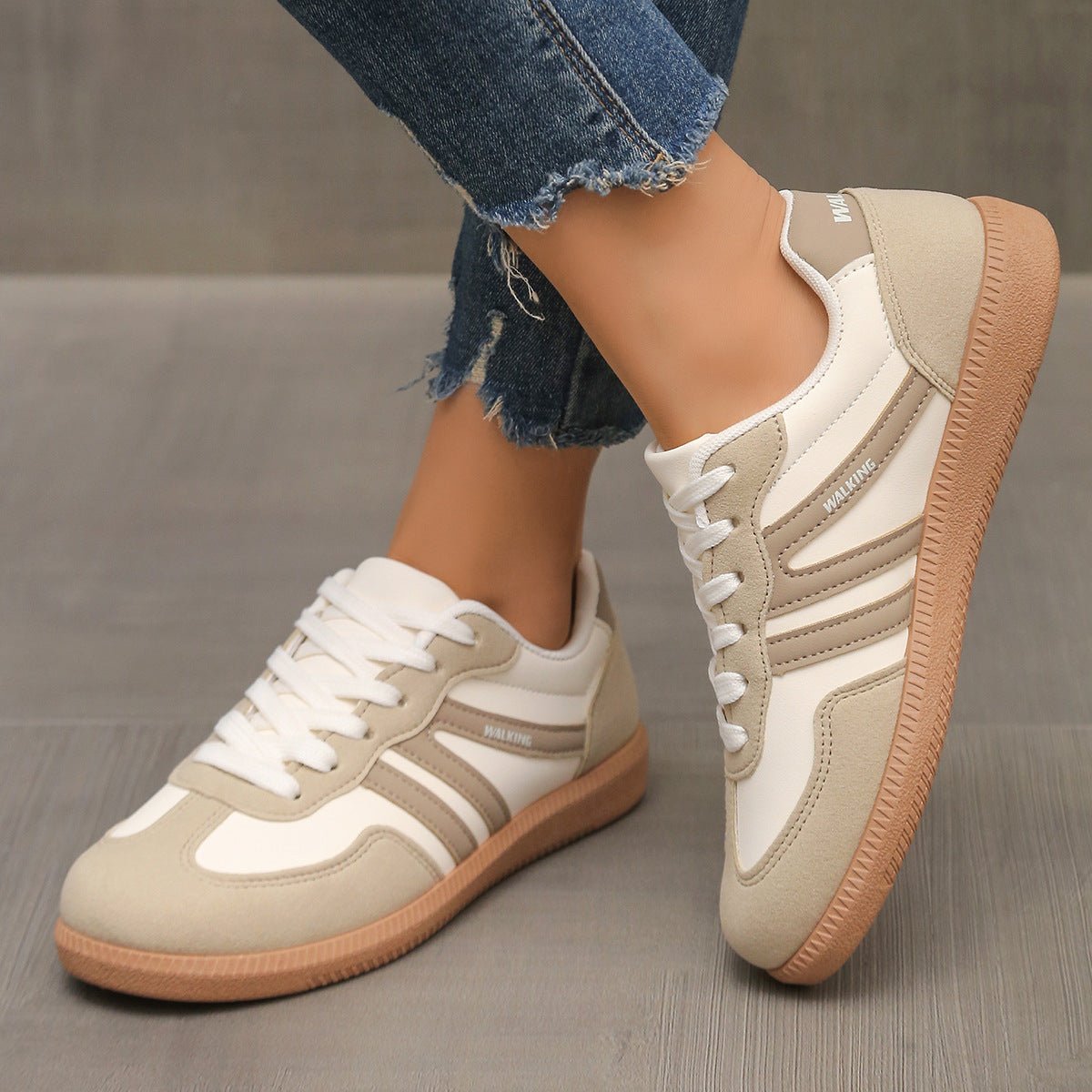 Lace-Up Low-Top Sneakers – 11 Colors EU 36–42 | Women's Training Shoes - MANDOTOS INTERNATIONALSneakers