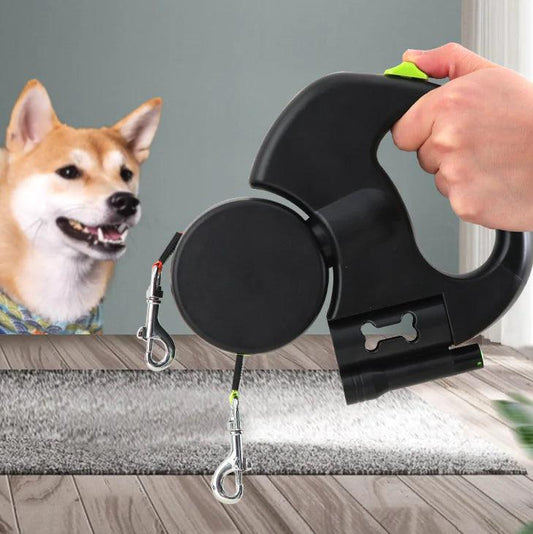 Flexi Dual-Dog Retractable Leash - MANDOTOS