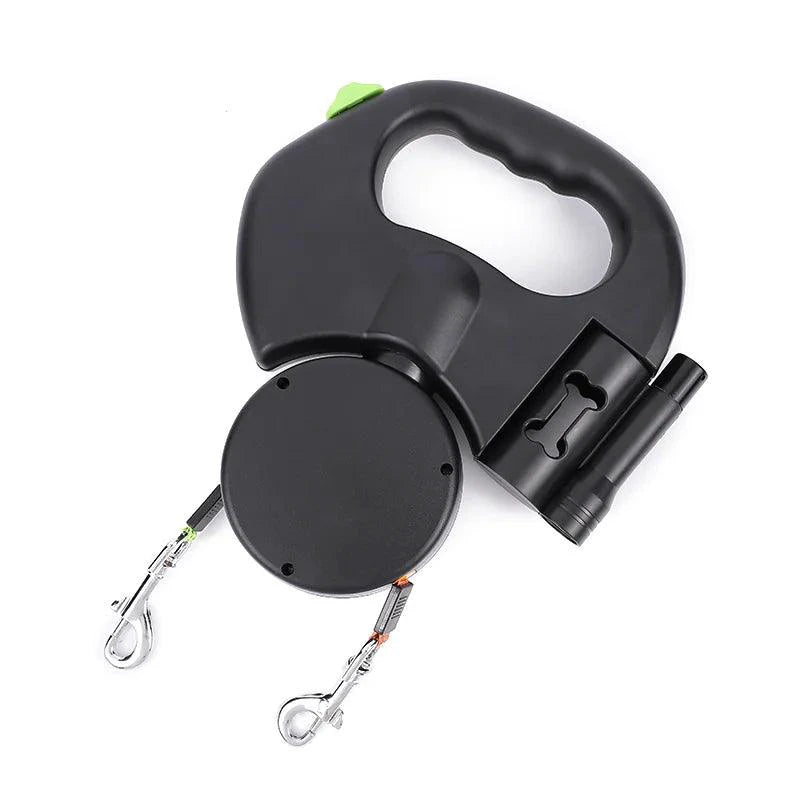 Flexi Dual-Dog Retractable Leash - MANDOTOS