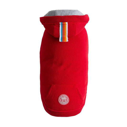Flexi-Fit Urban Dog Hoodie - Red - MANDOTOS