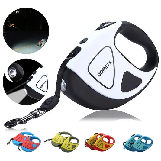 FlexiGlow Dog Leash with LED Light - MANDOTOS