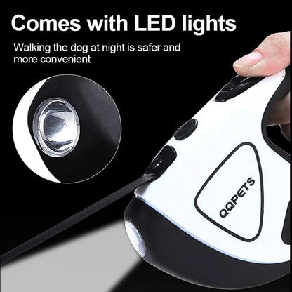 FlexiGlow Dog Leash with LED Light - MANDOTOS
