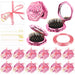 12pc Rose Mirror & Brush Wedding Favor Set - MANDOTOS INTERNATIONAL